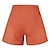 voordelige Shorts voor dames-damesshort met trekkoord zak effen daily regular zomer groen zwart roze oranje rood