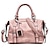 cheap Handbag &amp; Totes-Women&#039;s Handbag Boston Bag Office Daily Pendant Buckle Solid Color Black Pink Brown