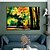 cheap Painting-Handmade Hand Painted Oil Painting Wall Modern Abstract Autumn Forest Painting Pattle Knife Art Canvas Painting Home Decoration Decor Rolled Canvas No Frame Unstretched