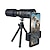 preiswerte Handykamera-Aufsätze-10–30040 mm HD-Monokular-Teleskop mit Smartphone-Adapter, klares Bak4-Prisma, fmc-Objektiv, Monokular für Sternenbeobachtung, Vogelbeobachtung, Jagd, Camping, Fußballspiel, Super-Fußschüssel-Zubehör