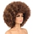 cheap Black &amp; African Wigs-Wig 70s Afro Puff Mixed Brown Wigs for Black Women Natural Looking Fluffy and Large Bouncy Afro Wigs for Daily Party Use