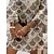 cheap Casual Dresses-Women&#039;s Casual Dress Floral Tribal Ethnic Dress Shift Dress V Neck Print Mini Dress Outdoor Daily Active Fashion Regular Fit 3/4 Length Sleeve Red Khaki Summer Spring S M L XL XXL