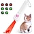levne Hračky pro kočky-usb nabíjení projekce led hračky pro kočky legrační infračervený ultrafialový paprsek myš rybí kost kočka vzor drápu paprsek škádlení kočičí doplňky