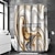 baratos Cortinas De Chuveiro Top Venda-cortina de chuveiro com ganchos, padrão de mármore tecido de arte abstrata decoração para casa banheiro cortina de chuveiro impermeável com gancho luxo moderno