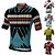 preiswerte Radtrikot Herren-21 Gramm Herren-Radtrikot Kurzarm-Radtrikot Sommer-Fahrradbekleidung mit Taschen MTB Atmungsaktiv und schnell trocknend Blau/Gelb