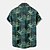 cheap Men&#039;s Shirts-Men&#039;s Shirt Coconut Tree Graphic Prints Turndown Green Outdoor Street Short Sleeves Button-Down Print Clothing Apparel Sports Fashion Streetwear Designer
