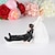 cheap Wedding Decorations-Valentine&#039;s Gift Wedding Resin Cake Topper Fashion Cake Topper Dolls Bride and Groom Resin Figurines Ornament Wedding Decor 13*10CM