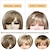 cheap Older Wigs-Short Light Brown Mix Blonde Bob Wig with Bangs for White Women Natural Synthetic Hairstyles with Highlight Soft Hair Replacement Wigs Daily Use Christmas Costume for Women