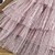 abordables Vestidos de fiesta-Niños Chica Vestido Lentejuela Flor Manga Corta Cumpleaños Pegeant Princesa Dulce Algodón Sobre la rodilla Vestido de una línea Verano Primavera 2-8 años Blanco Rosa Rojo