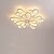 baratos Candeeiros de Teto-luz de teto led design de lótus 70 cm lâmpada de teto moderno estilo artístico de metal acrílico escurecimento contínuo quarto pintado luzes de acabamento 110-240v apenas regulável com design de flor