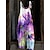 cheap Women&#039;s Jumpsuits-Women&#039;s Overall Print Floral Crew Neck Streetwear Daily Vacation Loose Fit Sleeveless White Pink Red S M L Summer