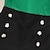 Недорогие Комплекты-2 предмета Дети Девочки Сплошной цвет Костюм шорты Устанавливать С короткими рукавами Активный Повседневные Хлопок 7-13 лет Лето Красный Зеленый
