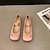 abordables Zapos de ballet-Mujer Zapatillas de Ballet Zapatos de punta Rendimiento Exterior Escenario Plano Tacón Plano Banda Elástica Negro Plateado Rosa