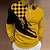 cheap Men&#039;s 3D Zipper Polo-Men&#039;s Polo Shirt Golf Shirt Graphic Prints Turndown Black Yellow Red Royal Blue Blue 3D Print Outdoor Street Long Sleeve Zipper Print Clothing Apparel Sports Fashion Streetwear Designer