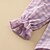 cheap Girls&#039; Clothing Sets-2 Pieces Kids Girls&#039; Shirt &amp; Pants Pants Set Clothing Set Outfit Plaid Long Sleeve Ruffle Set School Fashion Casual Fall Spring 3-12 Years Purple