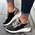 cheap Women&#039;s Sneakers-Women&#039;s Sneakers Plus Size Outdoor Daily Color Block Lace-up Flat Heel Pointed Toe Sporty Casual Minimalism Running Tennis Shoes Walking Faux Leather Lace-up Dark Grey Black Green
