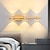 preiswerte Waschtischbeleuchtung-LED-Spiegelfrontlampe Waschtischlampe IP20 wasserdicht 10W 6-Lichter Auf- und Abwärtslicht Wandleuchte für modernes einfaches Schlafzimmer Badezimmer