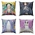 cheap Throw Pillows,Inserts &amp; Covers-Famous Painting Double Side Pillow Cover 4PC Gustav Klimt Soft Decorative Square Cushion Case Pillowcase for Bedroom Livingroom Sofa Couch Chair