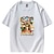 preiswerte Cosplay-Anime-Kapuzenpullover und T-Shirts für den Alltag-One Piece Affe D. Ruffy Roronoa Zoro T-Shirt-Ärmel Bedruckt Klassisch Streetstyle Für Paar Herren Damen Erwachsene Heißprägen Casual