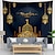 abordables Tapisseries de vacances-Ramadan eid mubarak tapisserie murale art décor photographie toile de fond couverture rideau suspendu maison chambre salon décoration