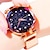 cheap Quartz Watches-Women&#039;s Fashion Starry Sky Watches Magnet Buckle Mesh Belt Diamond Quartz Watch Women Dress Clock Quartz Watch for Women Analog Quartz Casual Alloy