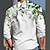 Недорогие мужские рубашки с рисунком-мужская льняная рубашка рубашка на пуговицах рубашка летняя рубашка повседневная рубашка пляжная рубашка синяя фиолетовая зеленая с длинным рукавом графическая отложная летняя весенняя уличная