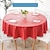 abordables Manteles-Mantel de vinilo para mesa redonda, mantel de primavera, mantel de hule, mantel de picnic al aire libre para casa de campo, cubierta de mesa para comedor de boda