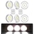 cheap Décor &amp; Night Lights-Cabinet Light COB LED Night Light for Bedroom Remote Control Closet Light Switch Button Stair Kitchen Bathroom