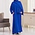 cheap Ethnic &amp; Cultural Costumes-Arabian Muslim Adults Women&#039;s Religious Saudi Arabic Dress Abaya For Polyester Ramadan Dress