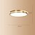 abordables Plafonniers-plafonnier led cercle rond design 50 cm luminaires encastrés cuivre pour salon 110-240v