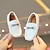 cheap Kids‘ Loafers And Slip-Ons-Boys Girls&#039; Loafers Daily Casual School Shoes PU Little Kids(4-7ys) Toddler(2-4ys) School Birthday Gift Walking Shoes Braided Strap off white Black Brown Spring Summer