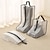 billige Storage Bags-vanntett støvtett gjennomsiktig oppbevaringsveske for sko beskyttelsesveske bærbare støvler med glidelås lomme til husholdningsreiser