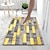 abordables Tapis de salle de bains absorbants-Tapis de bain en terre de diatomées motif à rayures de couleur tapis de salle de bain super absorbant tapis de porte nouveau design