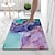 baratos Tapete Absorvente de Casa de Banho-tapete de banho de terra diatomácea padrão de mármore tapete de banheiro super absorvente tapete de porta novo design