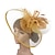 זול כובעים וקישוטי שיער-מפגשים פשתן פו חתונה מסיבת תה קנטקי דרבי מירוץ סוסים יום הנשים אופנתי וינטאג&#039; חתונה עם נוצות כיסוי ראש כיסוי ראש