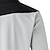 cheap Zip Polo Shirt-Men&#039;s Zip Polo Golf Shirt Daily Wear Vacation Quarter Zip Long Sleeve Fashion Classic Patchwork Patchwork Spring &amp; Summer Light Grey Zip Polo