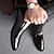 זול נעלי בד ומוקסינים לגברים-בגדי ריקוד גברים נעליים ללא שרוכים מידות גדולות מכנסי עור עסקים יום יומי יומי משרד קריירה PU לואפר שחור חום קולור בלוק אביב סתיו