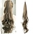 preiswerte Pferdeschwanz-Show flexibler Wickel-Pferdeschwanz 32 Zoll Länge synthetische Pferdeschwanz-Verlängerungen blonde Pferdeschwanz-Haarteile für den täglichen Gebrauch von Frauen