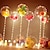 tanie Lampki nocne i dekoracyjne-Oświetlenie balonowe led przezroczysty balon foliowy oświetlenie dekoracyjne na przyjęcie urodziny ślub boże narodzenie wystrój domu kolumna stojak z podstawą