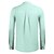 cheap Cotton Linen Shirt-Men&#039;s Linen Shirt Summer Shirt Beach Shirt Black White Light Green Long Sleeve Plain Collar Spring &amp; Summer Casual Daily Clothing Apparel