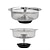 abordables brosse de toilette-Filtre d&#039;évier 1pc avec bouchon, filtre à eau en acier inoxydable de cuisine, écran de scories de lavabo