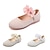 cheap Kids&#039; Flats-Girls&#039; Flats Princess Shoes PU Water Resistant Breathability Princess Shoes Big Kids(7years +) Little Kids(4-7ys) Daily Dancing Crystals / Rhinestones White Pink Beige Fall Spring