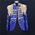 cheap Historical &amp; Vintage Costumes-Rococo Victorian Coat Suits &amp; Blazers Uniform Prince Aristocrat Men&#039;s Tassel Fringe Cosplay Costume Party / Evening Coat