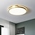 preiswerte Einbauleuchten-LED-Deckenleuchte Kreis rundes Design 50 cm Einbauleuchten Kupfer für Wohnzimmer 110-240V