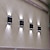 Недорогие Уличные светильники-4 шт. настенные светильники на солнечных батареях, наружные водонепроницаемые украшения для сада, сращиваемый свет, интеллектуальное зондирование, питание от солнечного света, балкон, забор, дворовое