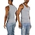 ieftine Tricouri de Sală-Bărbați Bluză Vest Top Sub Cămașă Cămașă fără mâneci Simplu Stil Nautic Îmbrăcăminte Atletică Ieșire Fără manșon Îmbrăcăminte Modă Designer Muşchi