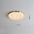 Χαμηλού Κόστους Φώτα Οροφής-Φωτιστικό οροφής led κρυστάλλινο ρυθμιζόμενο 35cm σχέδιο κύκλου χάλκινα φωτιστικά οροφής για σαλόνι 110-240v