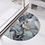 billige Absorberende baderomsteppe-kiselgur badematte halvsirkel marmor superabsorberende toalettdør hurtigtørkende fotmatte inngangsdørmatte sklisikker matte