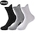 cheap Men&#039;s Socks-Men&#039;s 10 Pairs Socks Crew Socks Black White Color Color Block Daily Wear Vacation Weekend Medium Fall &amp; Winter Warm Ups