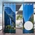 cheap Outdoor Shades-2 Panels Outdoor Curtain Privacy Waterproof, Sliding Patio Curtain Drapes, Pergola Curtains Grommet 3D Landscape For Gazebo, Balcony, Porch, Party, Hotel